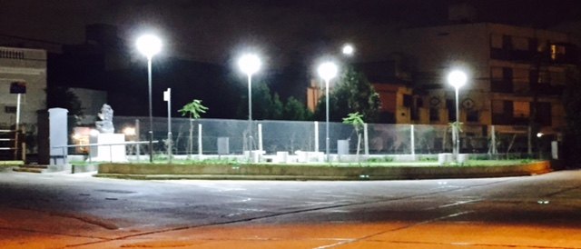 Trabajo de SUOBRA en espacios públicos de la Comuna 11
